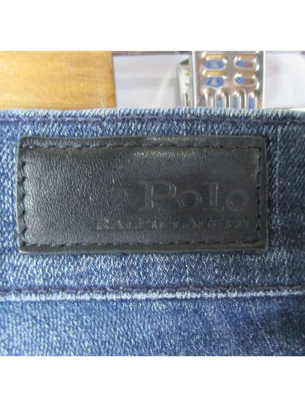 Polo Ralph Lauren Embroidered Women's Tompkins Skinny Floral Jeans US 25 NEW - Picture 7 of 10